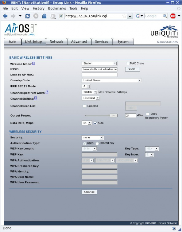 ns5 link setup
