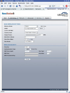 ns5 sis2 link setup