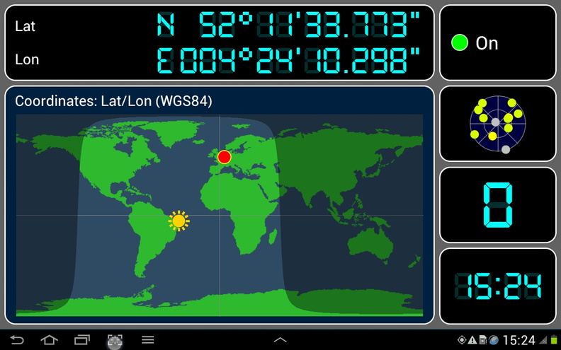 GPS vanaf Uitzichtpunt VlaggeDuin 01