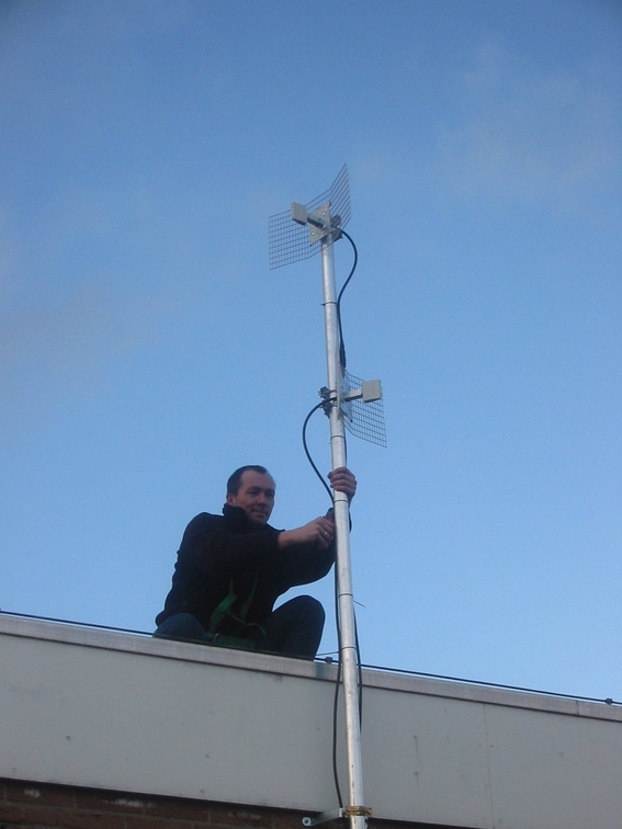 ruben op dak antennes nog fout