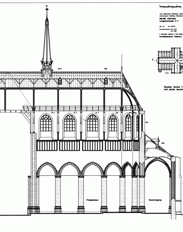 pieterskerk doorsnede 1