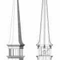 pieterskerk doorsnede toren
