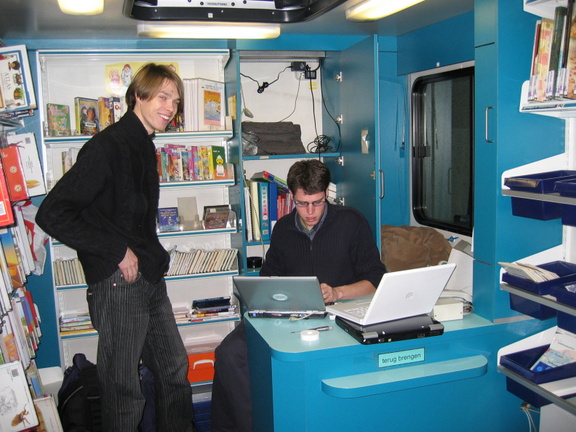 in de bibliobus