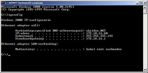 30ipconfig yes
