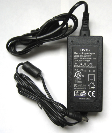 DVE-voedingsadapter